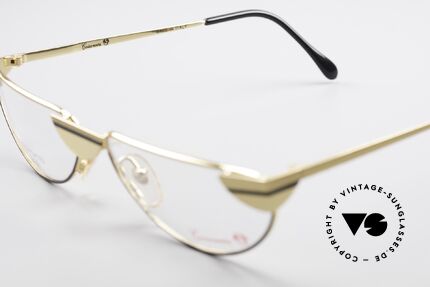 Casanova NM5 Vergoldete Vintage Lesebrille, ungetragene 80er Rarität in ungetragenem Zustand, Passend für Herren und Damen