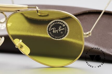 Ray Ban Shooter Sport Kalichrome B&L Gläser 62mm, Lieferung in einem Bausch&Lomb Ray-Ban Leathers Etui, Passend für Herren