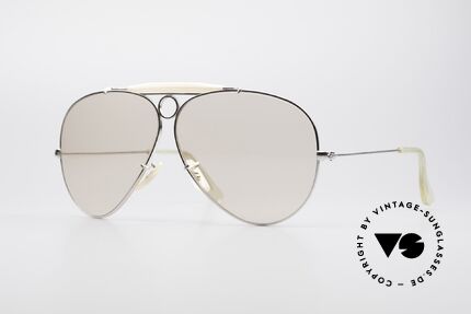 Ray Ban Shooter Gold Filled Automatik Gläser, B&L Ray-Ban Designersonnenbrille aus den 80ern, Passend für Herren Ray Ban Shooter Gold Filled Automatik Gläser, B&L Ray-Ban Designersonnenbrille aus den 80ern, Passend für Herren