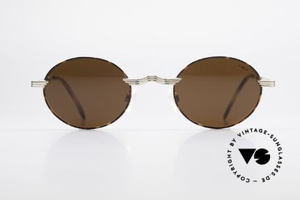 Neostyle Holiday 965 Ovale Falt Sonnenbrille 90er, praktischer Faltmechanismus mit passendem Etui, Passend für Herren und Damen