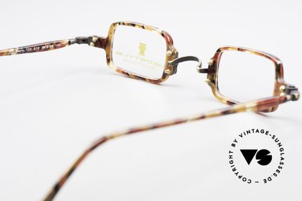 Neostyle Bistro 172 Eckige Unisex Vintage Brille, Größe: medium, Passend für Herren und Damen
