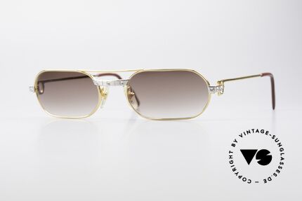 Cartier Must Santos - M Customized Crystal Edition, MUST = das erste Modell der Lunettes Collection 1983, Passend für Herren und Damen Cartier Must Santos - M Customized Crystal Edition, MUST = das erste Modell der Lunettes Collection 1983, Passend für Herren und Damen