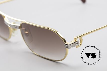 Cartier Must Santos - M Customized Crystal Edition, ein funkelndes Einzelstück in medium Größe 55-20, 140, Passend für Herren und Damen Cartier Must Santos - M Customized Crystal Edition, ein funkelndes Einzelstück in medium Größe 55-20, 140, Passend für Herren und Damen