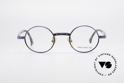 Alain Mikli 1218 / 3218 Runde Designer Brille Unisex, zeitlose Brillen-Form in herausragender Qualität, Passend für Herren und Damen