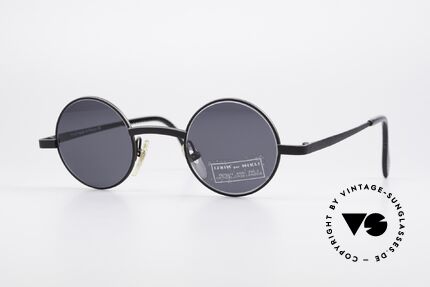 Alain Mikli 7684 / 6684 Runde Unisex Sonnenbrille, runde 1990er ALAIN Mikli Designer-Sonnenbrille, Passend für Herren und Damen