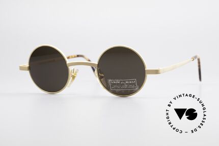 Alain Mikli 7684 / 6684 Runde Sonnenbrille Vintage, runde 1990er ALAIN Mikli Designer-Sonnenbrille, Passend für Herren und Damen
