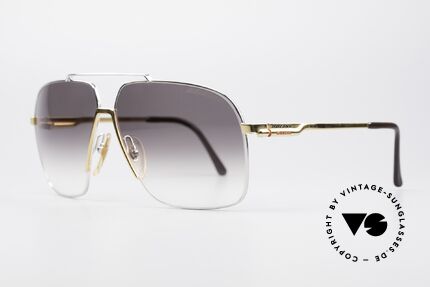 Boeing 5704 Original 80er Piloten Brille, 'shock-absorbers' und selbstjustierende Nasenpads, Passend für Herren