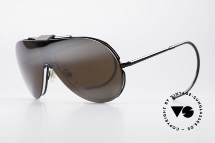 Cebe 2000 Clip On Ral­lye Sportbrille, abnehmbarer Sonnen-Clip; somit auch als Brille nutzbar, Passend für Herren