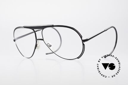 Cebe 2000 Clip On Ral­lye Sportbrille, weiteres Sonnenglas in braun & mit Porsche Design Etui, Passend für Herren