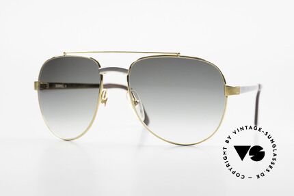 Dunhill 6029 Vergoldete Luxus Sonnenbrille, Comfort-Fit: federnde Brücke für optimale Form, Passend für Herren