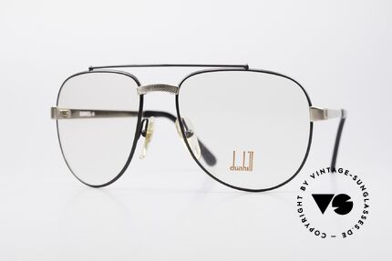 Dunhill 6029 Comfort Fit Luxus Brille 80er, stilvolle Dunhill vintage Brillenfassung von 1985, Passend für Herren