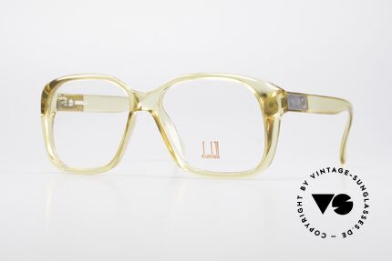 Dunhill 6013 80er Old School Goliath Brille, ausdrucksstarke vintage Dunhill Designer-Herrenbrille, Passend für Herren