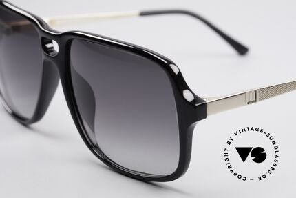 Dunhill 6074 Alte 80er Herren Sonnenbrille, typisch 80er .. mit Doppel-Steg und Federscharnieren, Passend für Herren