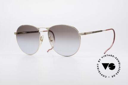 Dunhill 6044 Vintage Panto Sonnenbrille 80er, äußerst edle Alfred Dunhill Herrensonnenbrille, Passend für Herren