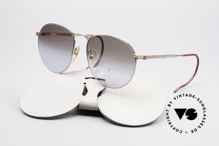 Dunhill 6044 Panto Sonnenbrille Sport 80s, die Fassung (Gr. 55/18) ist auch optisch verglasbar, Passend für Herren