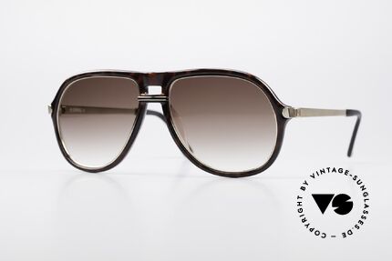 Dunhill 6085 Gentleman Aviator Brille 90er, 90er Jahre A. DUNHILL Gentleman Aviator-Sonnenbrille, Passend für Herren