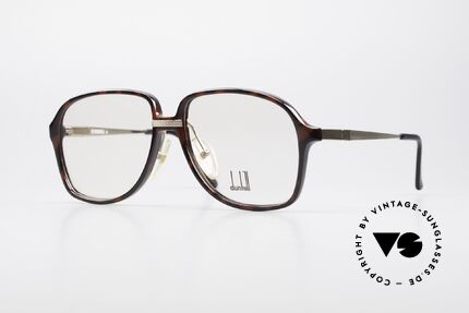 Dunhill 6053 80er Vintage Brille Herren, vintage A. Dunhill Designer-Brillenfassung von 1987, Passend für Herren
