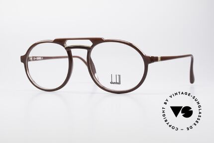 Dunhill 6114 Rund Ovale Vintage Brille 90er, rund ovale vintage Brillenfassung von A. Dunhill, Passend für Herren