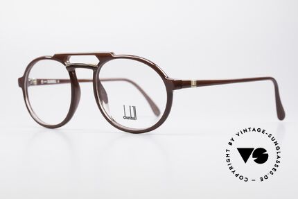 Dunhill 6114 Rund Ovale Vintage Brille 90er, das leichte & robuste Optyl scheint nicht zu altern, Passend für Herren