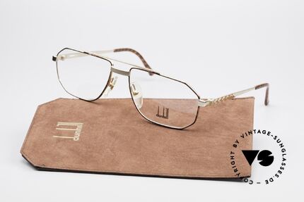 Dunhill 6150 Klassische Herrenbrille 90er, Demogläser können natürlich beliebig ersetzt werden, Passend für Herren