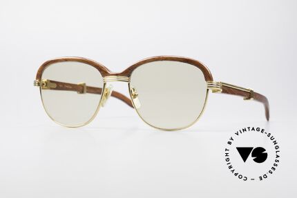 Cartier Malmaison Floyd Mayweather Brille, außergewöhnliche CARTIER vintage Luxus-Brille, Passend für Herren und Damen