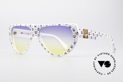 MCM München A1 Designer Sonnenbrille Hip Hop, wuchtige Optik und überzeugende 80er Qualität, Passend für Herren und Damen