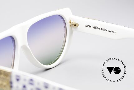 MCM München A1 Hip Hop Designer Sonnenbrille, KEIN RETRO, ein 80er Original mit Lacoste Etui, Passend für Herren und Damen