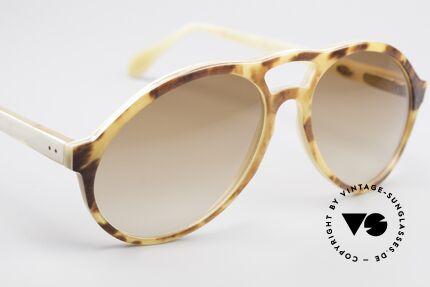 Bugatti 55003 Echt Büffelhorn Sonnenbrille, ein ungetragenes Original der späten 70er / frühen 80er, Passend für Herren
