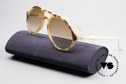 Bugatti 55003 Echt Büffelhorn Sonnenbrille, Größe: medium, Passend für Herren