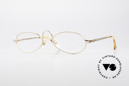 Bugatti 13001 Bugatti Kühlergrill Brille, sehr edle Bugatti Luxus-Brillenfassung aus den 80ern, Passend für Herren und Damen