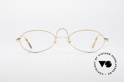Bugatti 13001 Bugatti Kühlergrill Brille, tolles Design & noble Metallic-Lackierung (vergoldet), Passend für Herren und Damen