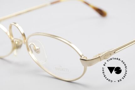 Bugatti 13001 Bugatti Kühlergrill Brille, äußerst komfortabel dank flexiblen Federscharnieren, Passend für Herren und Damen