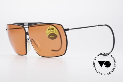 Zeiss 9909 XL Vintage Sonnenbrille Sport, mit tollen Gläsern ein einer Art "Orange-Lachs", Passend für Herren