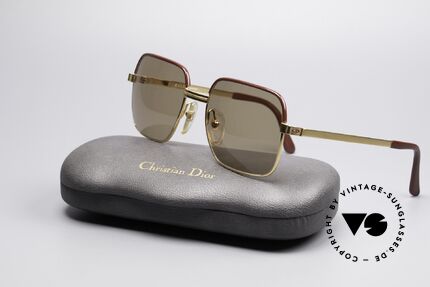 Christian Dior 2329 Dior Monsieur Sonnenbrille, mit braunen CR39-Sonnengläsern (100% UV Protection), Passend für Herren