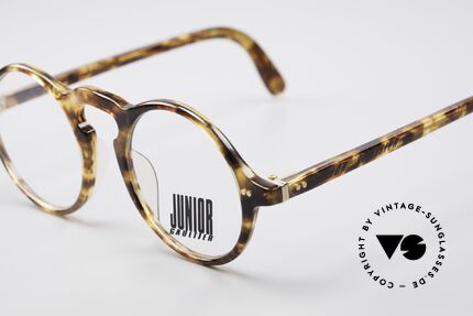 Jean Paul Gaultier 57-0072 Runde Vintage Designer Brille, eine klassische Form exzentrisch in Szene gesetzt, Passend für Herren und Damen