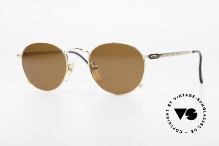 Jean Paul Gaultier 55-0176 PantoSonnenbrille Vergoldet, edle 90er DesignerSonnenbrille von Jean Paul Gaultier, Passend für Herren und Damen