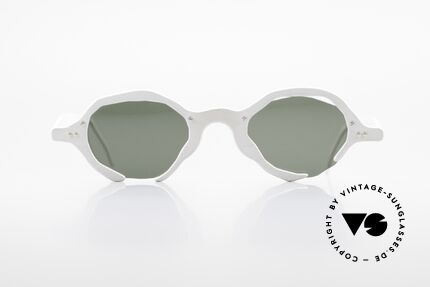 Theo Belgium Eye-Witness AD6 90er Avantgarde Sonnenbrille, 1989 gegründet als GEGENPOL zum üblich 'Mainstream', Passend für Herren und Damen