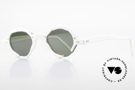 Theo Belgium Eye-Witness AD6 90er Avantgarde Sonnenbrille, damals gemacht für die 'Avantgarde' und Individualisten, Passend für Herren und Damen