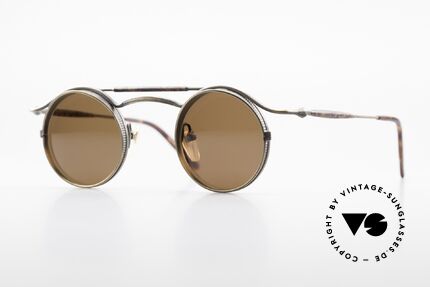 Matsuda 2903 Steampunk 90er Sonnenbrille, vintage Matsuda Sonnenbrille aus den frühen 1990ern, Passend für Herren und Damen