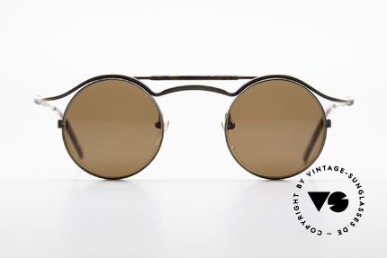 Matsuda 2903 Steampunk 90er Sonnenbrille, 'Steampunk-Sonnenbrille' der jap. 'Design-Manufaktur', Passend für Herren und Damen