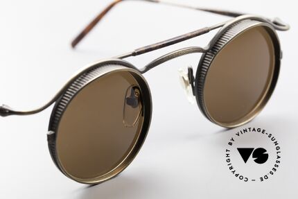 Matsuda 2903 Steampunk 90er Sonnenbrille, passend dazu trug Sarah Connor eine MATSUDA Brille, Passend für Herren und Damen