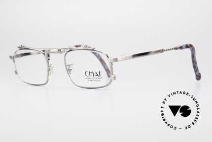 Chai No4 Square Industrial Vintage Brille 90er, gilt daher unter Optikern als "Wasserhahn-Brille", Passend für Herren und Damen