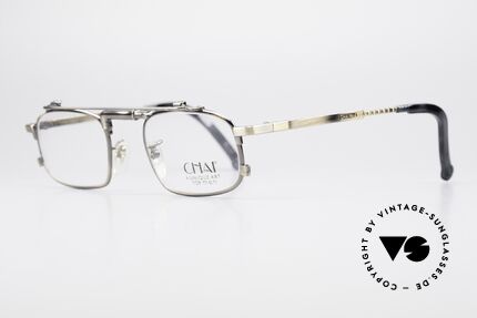 Chai No4 Square Unique Kunst Vintage Brille, gilt daher unter Optikern als "Wasserhahn-Brille", Passend für Herren und Damen