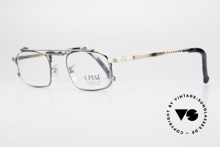 Chai No4 Square Unique Kunst Vintage Brille, gilt daher unter Optikern als "Wasserhahn-Brille", Passend für Herren und Damen