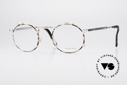 Chai No4 Round Industrial Vintage Brille 90er, außergewöhnliche CHAI vintage Brillen-Fassung, Passend für Herren und Damen