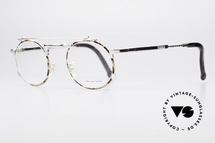 Chai No4 Round Industrial Vintage Brille 90er, gilt daher unter Optikern als "Wasserhahn-Brille", Passend für Herren und Damen