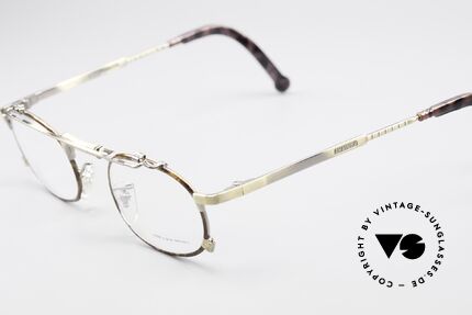 Chai No4 Oval Vintage Brille Industrial 90er, vintage 'Industrial Design' wäre jedoch passender, Passend für Herren und Damen