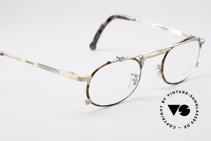 Chai No4 Oval Vintage Brille Industrial 90er, wie auch immer: eine extrem hochwertige Fassung, Passend für Herren und Damen