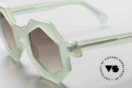 Alain Mikli 0157 / 938 Sechseckige 80er Sonnenbrille, Sammlerstück (gehört eigentlich in ein Museum), Passend für Damen