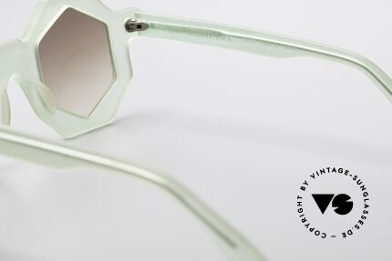 Alain Mikli 0157 / 938 Sechseckige 80er Sonnenbrille, KEINE RETROBRILLE; ein seltenes altes ORIGINAL, Passend für Damen